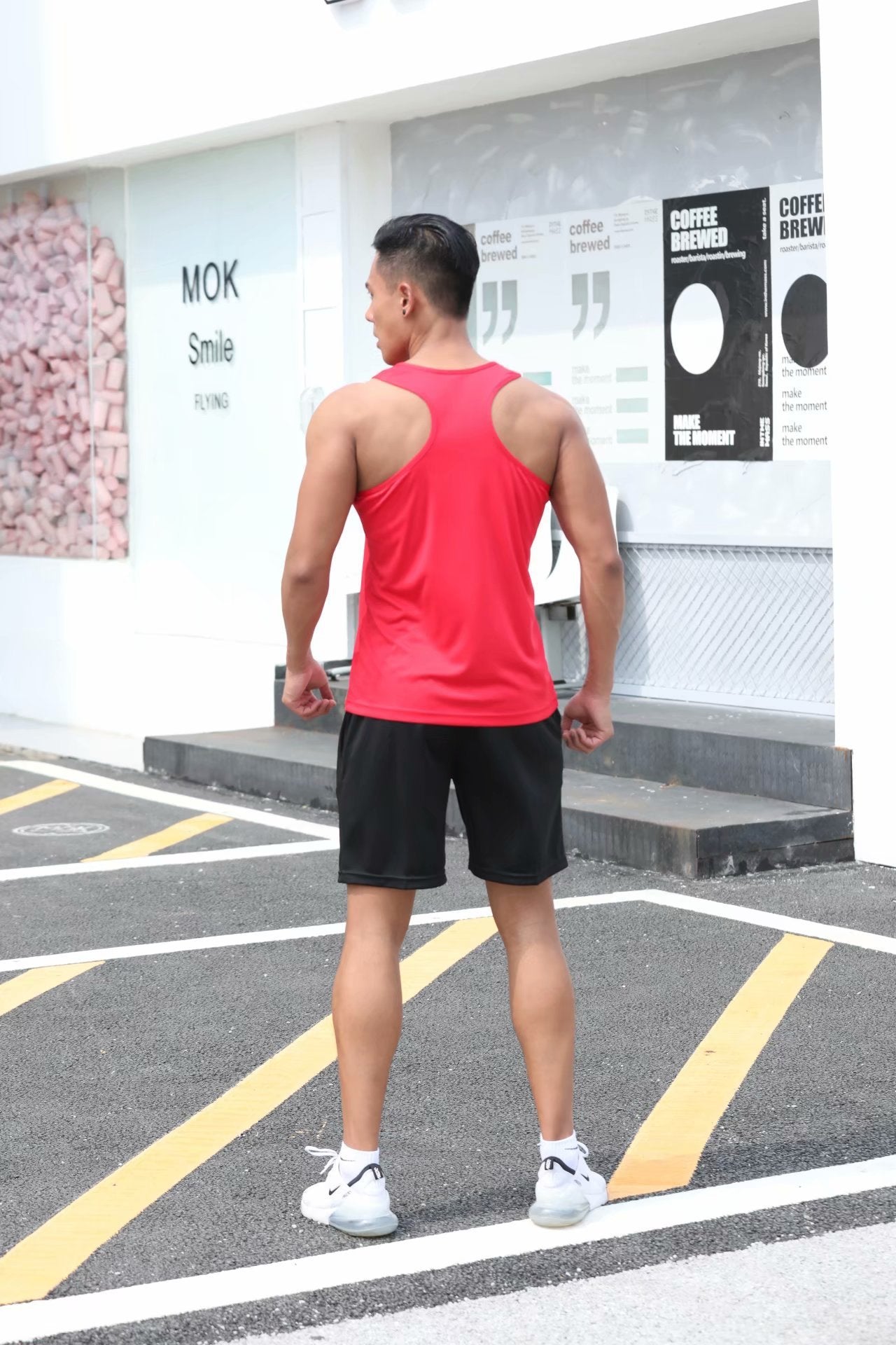 Men's Simple Fitness Clothes Marathon Vest