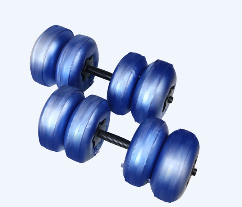 Water-filled Dumbbell for Men Home Fitness  Arm Muscle Training Equipment