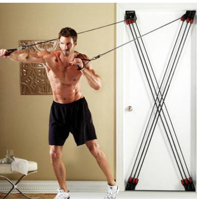 Resistance Rope Pull Training Band On The Door