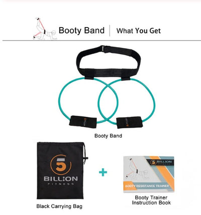 Women Booty Resistance Bands Adjustable Waist Belt Exerciser