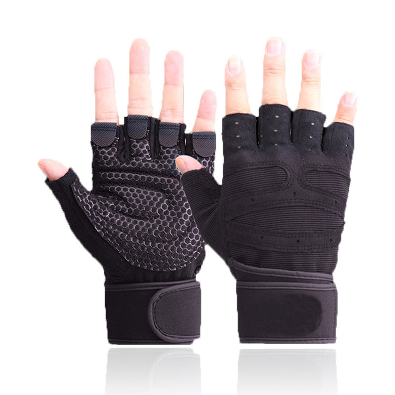 Sports fitness microfiber gloves