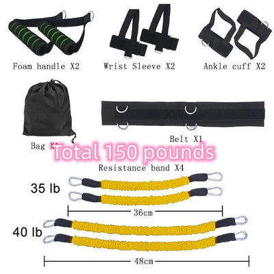 Drawstring elastic resistance band